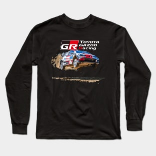 WRC TOYOTA GR YARIS Car- gazoo racing Sebastien Ogier Elfyn Evans Jump Long Sleeve T-Shirt